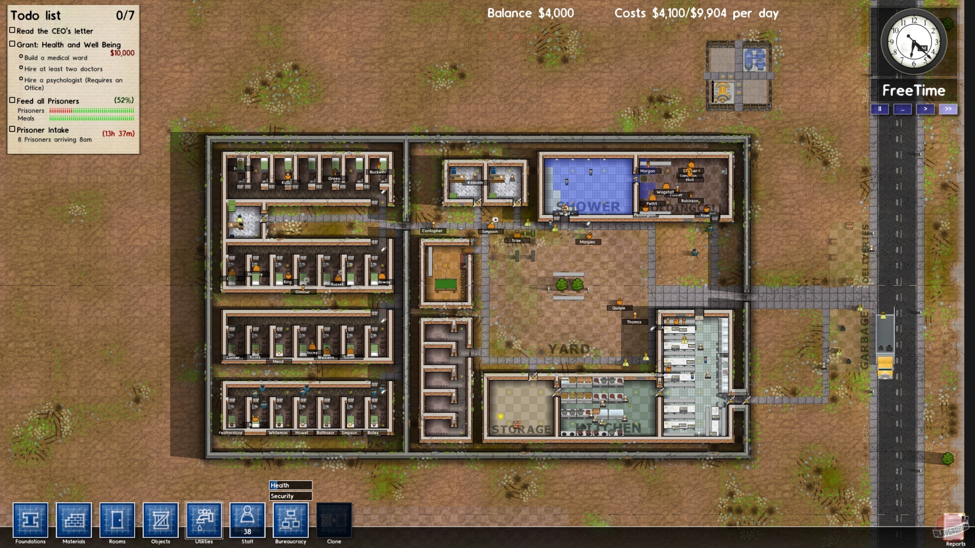Скриншот из игры Prison Architect - 88