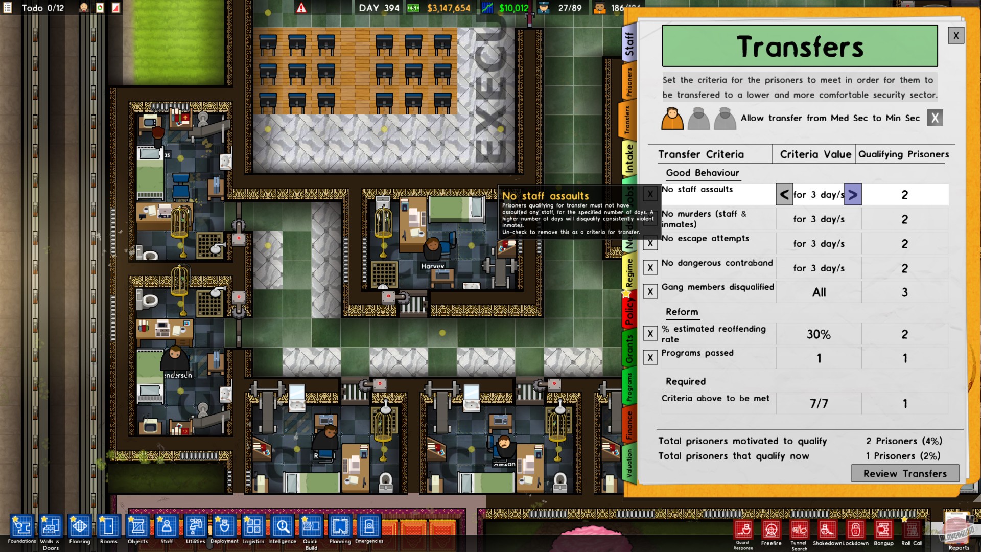 Скриншот из игры Prison Architect - 132