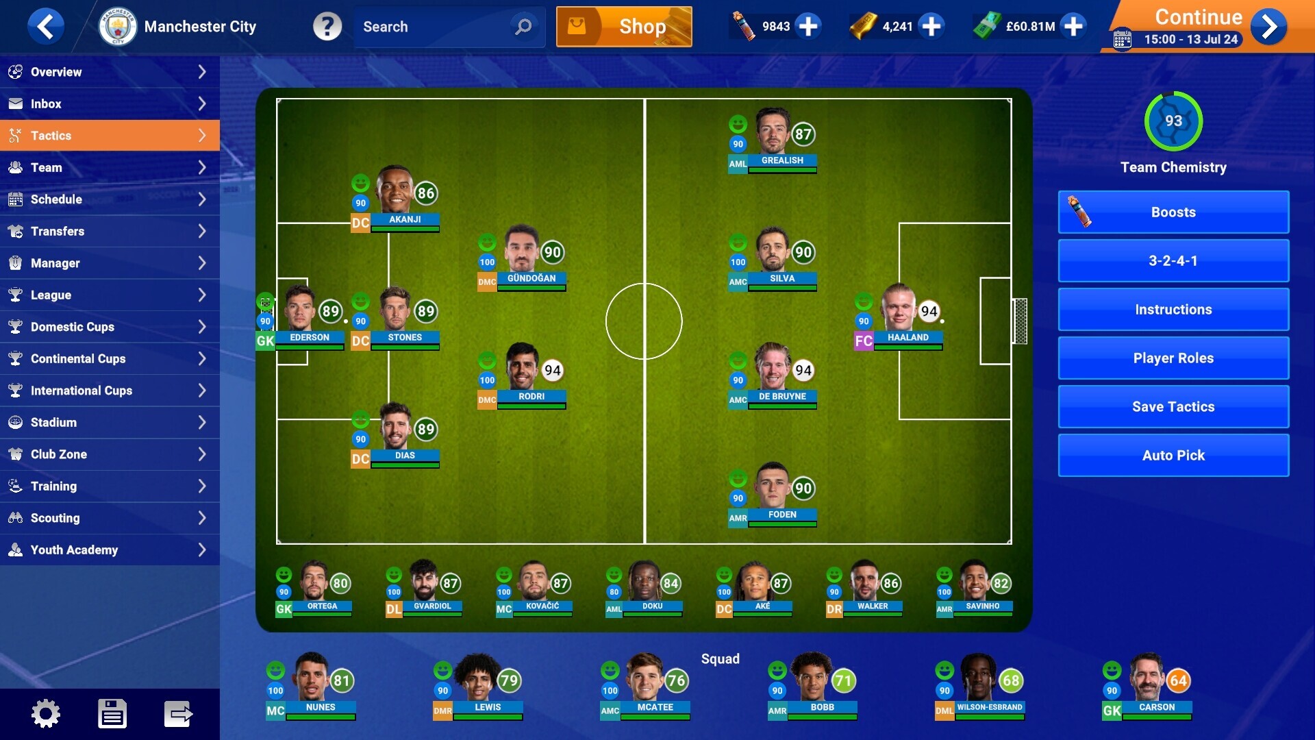 Скриншот из игры Soccer Manager 2025 - 4