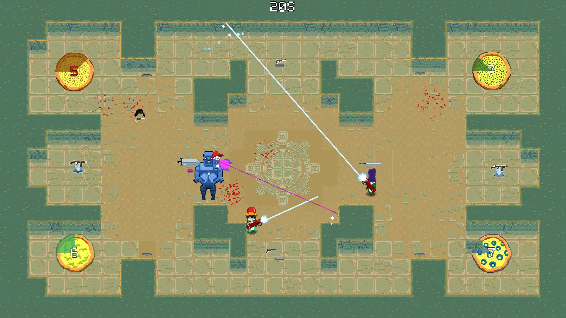 Скриншот из игры Battlesloths 2025: The Great Pizza Wars - 1