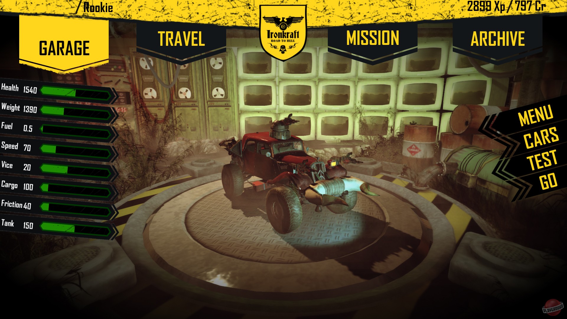 Скриншот из игры Ironkraft - Road to Hell - 12