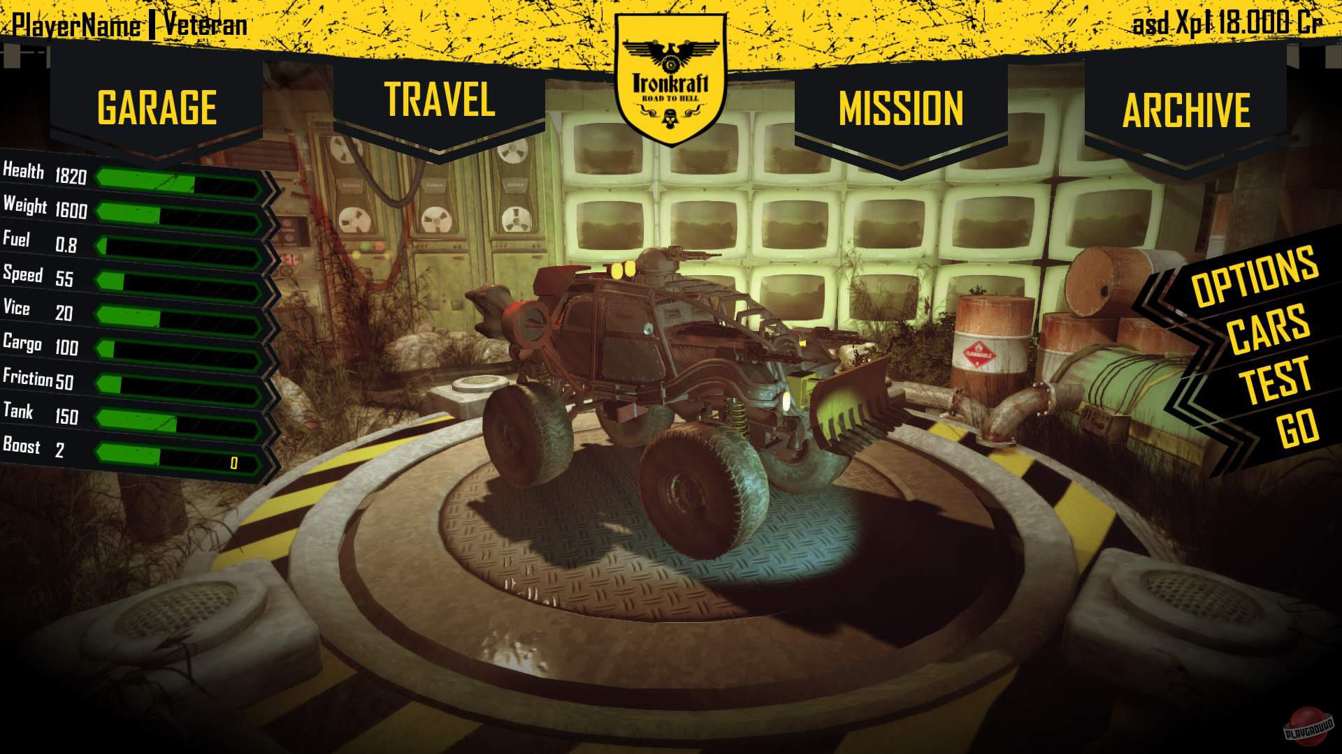 Скриншот из игры Ironkraft - Road to Hell - 16