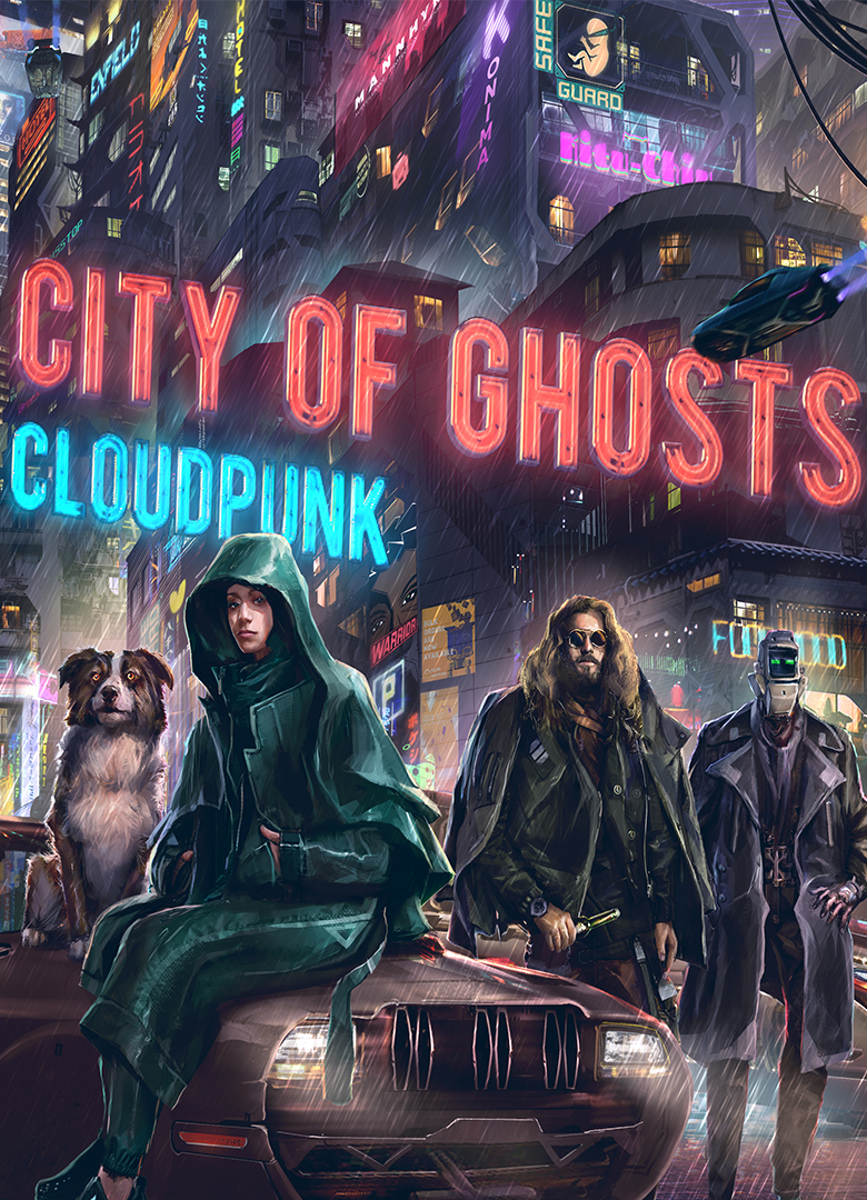 Обложка игры Cloudpunk: City of Ghosts