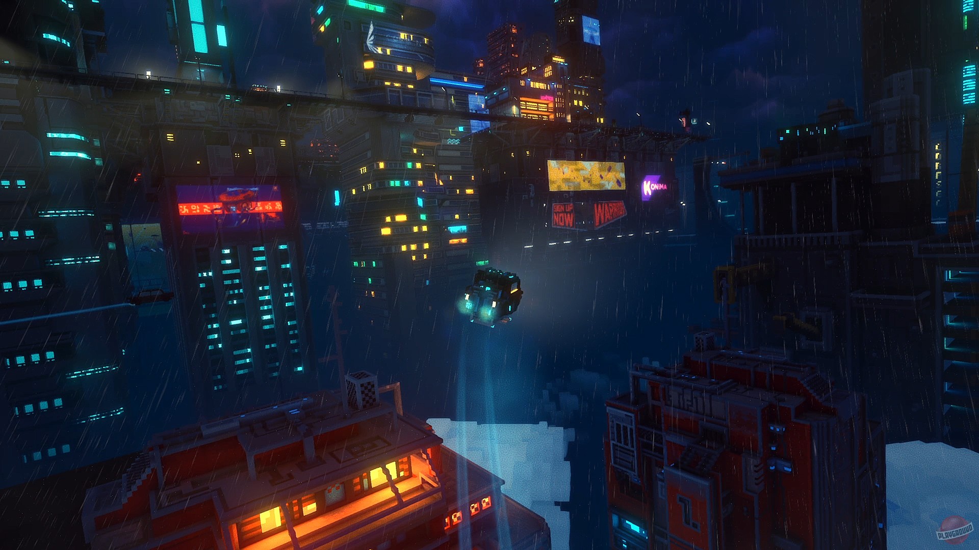 Скриншот из игры Cloudpunk - 49