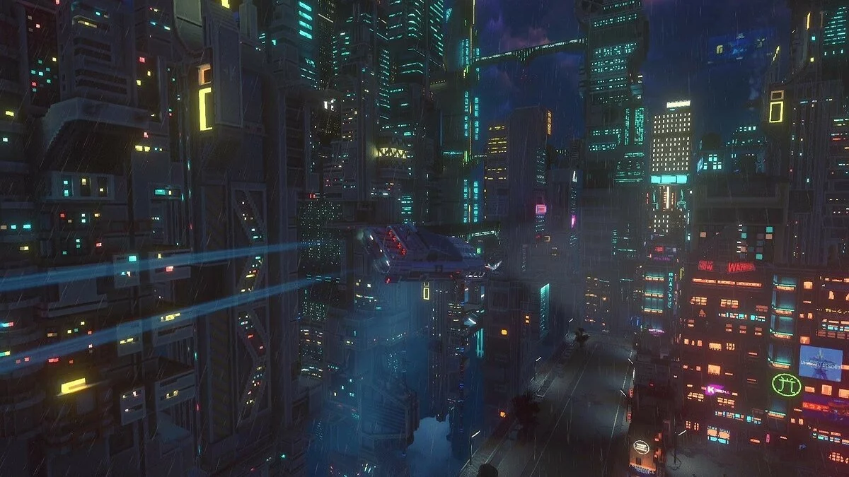 Скриншот из игры Cloudpunk - 28