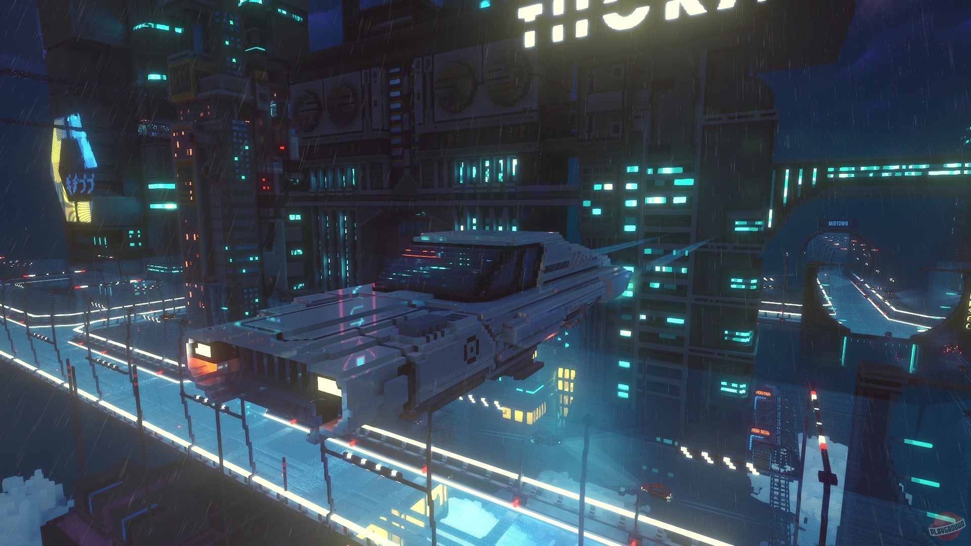 Скриншот из игры Cloudpunk - 42