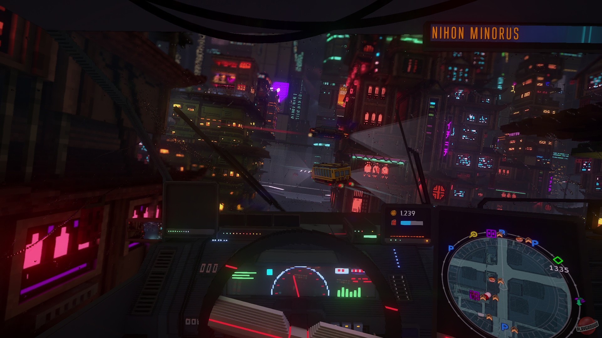 Скриншот из игры Cloudpunk - 16