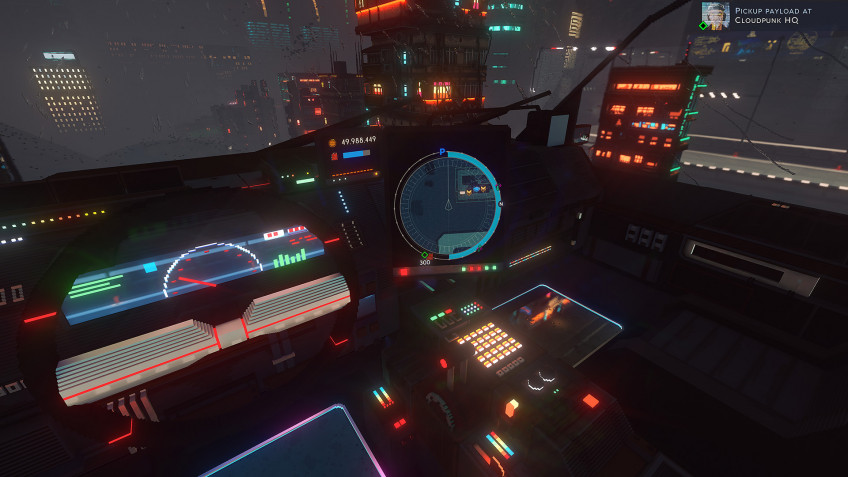 Скриншот из игры Cloudpunk - 1