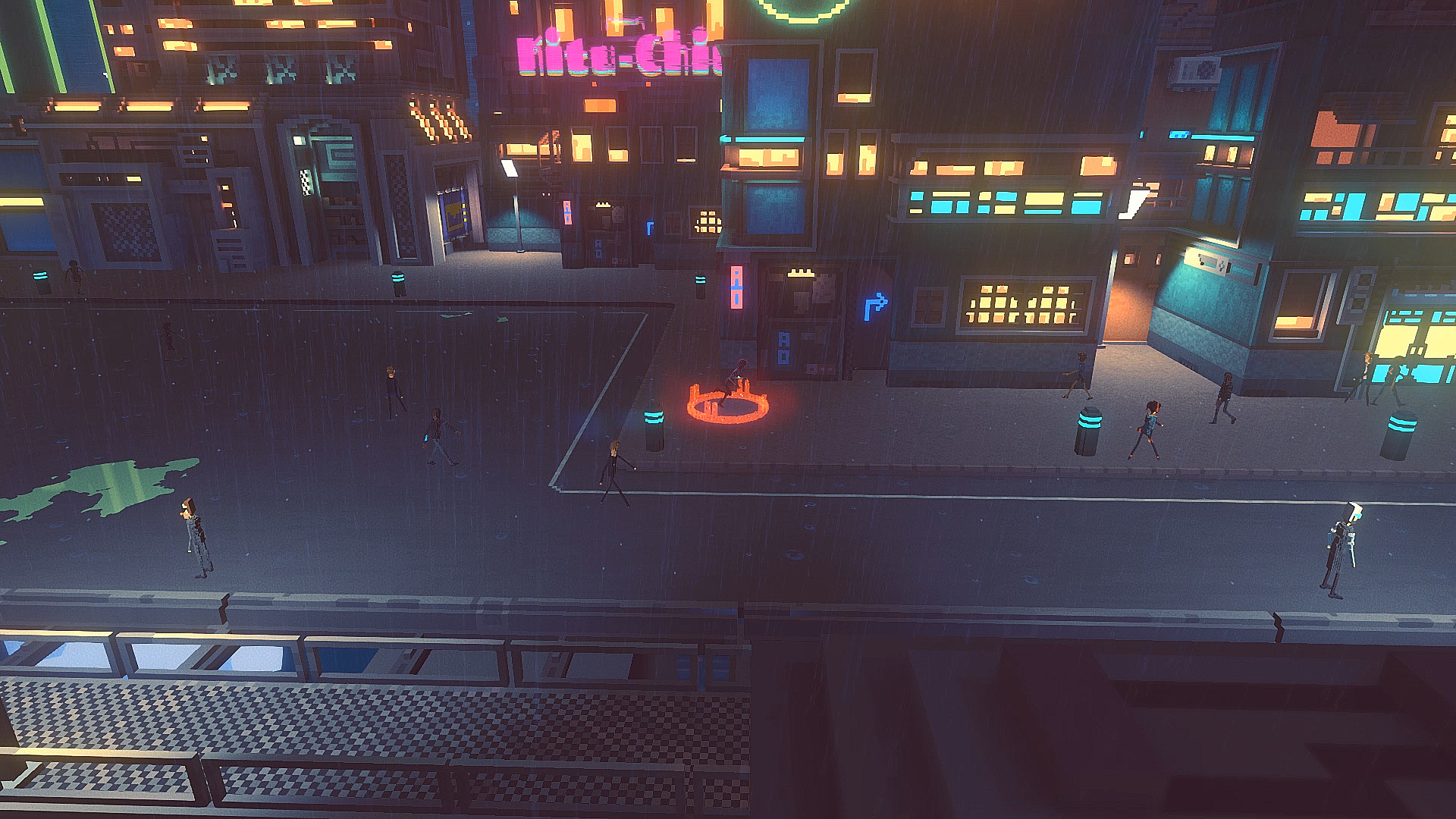 Скриншот из игры Cloudpunk - 11