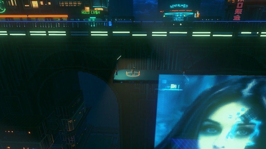 Скриншот из игры Cloudpunk - 4
