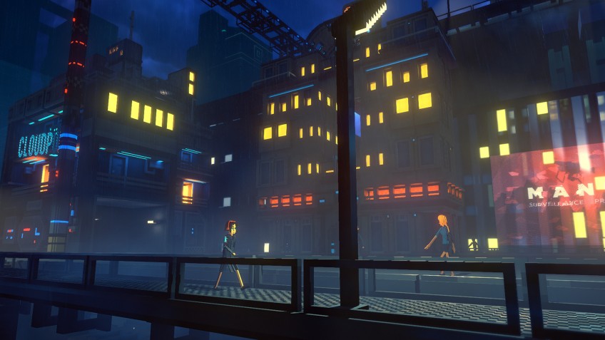 Скриншот из игры Cloudpunk - 6