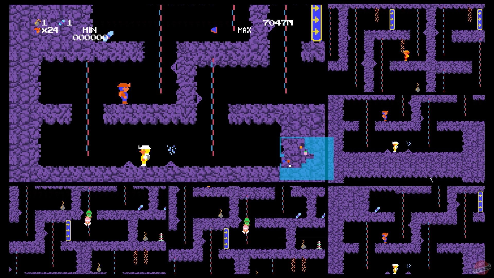 Скриншот из игры Spelunker - 6