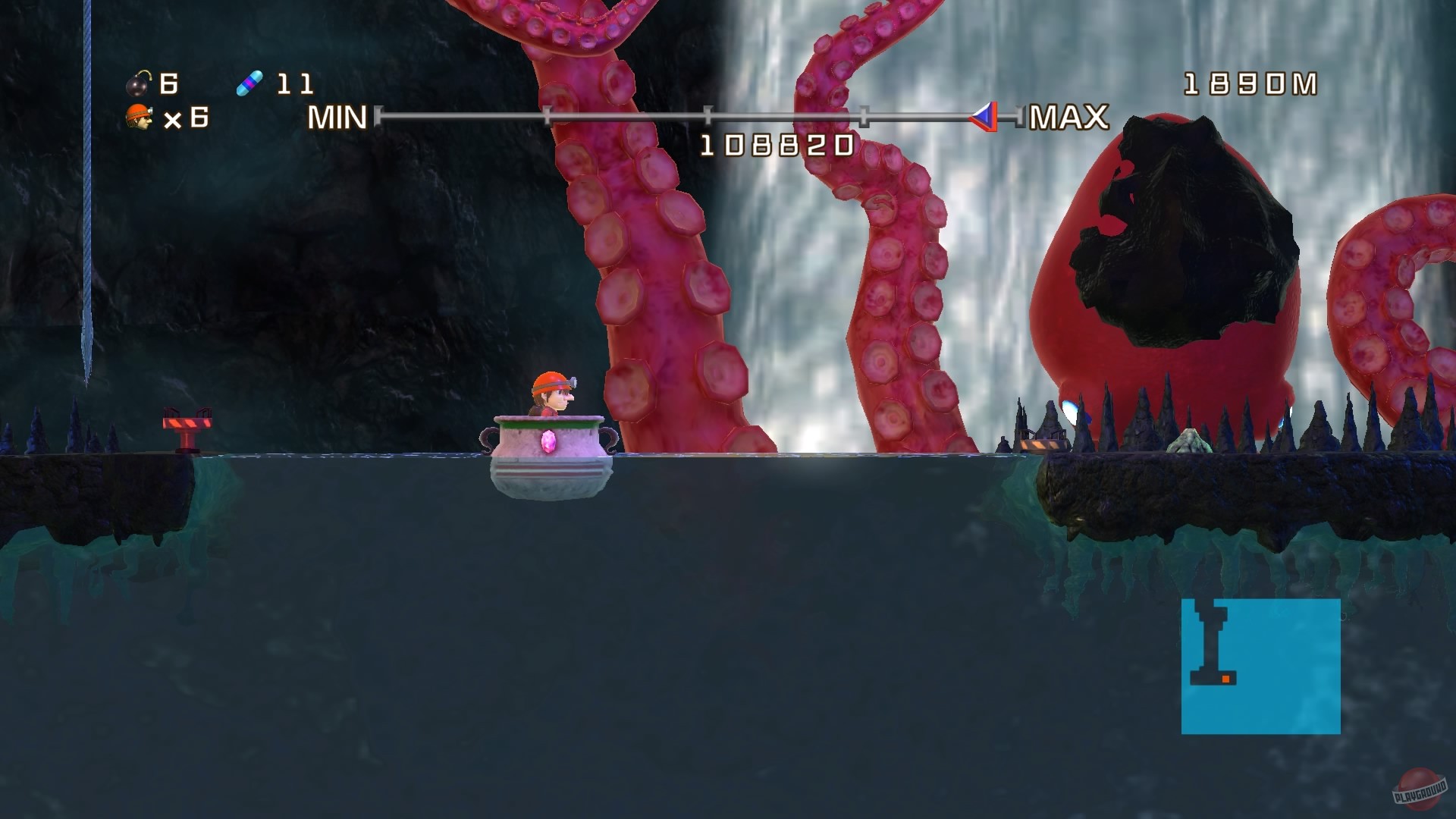 Скриншот из игры Spelunker - 4