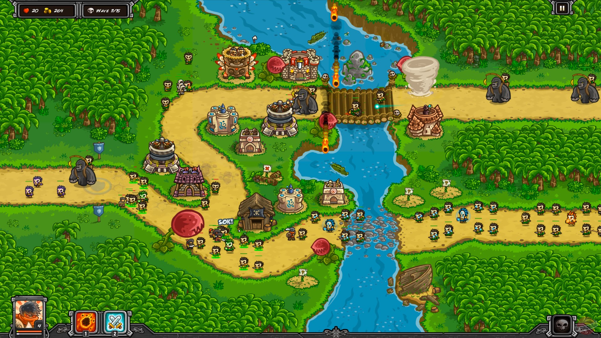 Скриншот из игры Kingdom Rush Frontiers - 26