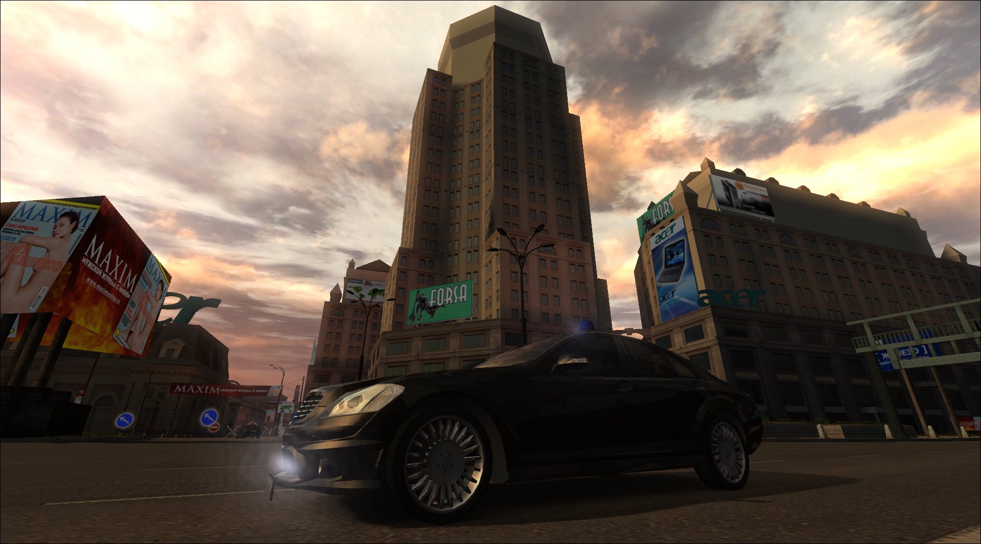 Скриншот из игры Moscow Racer - 1