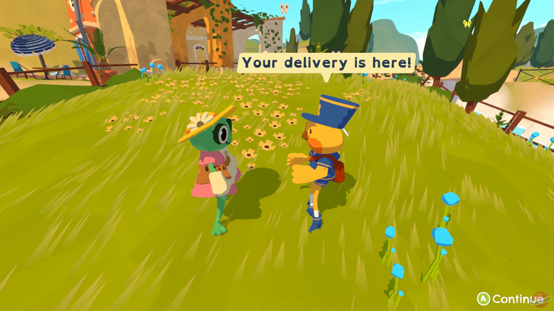 Скриншот из игры Postbird in Provence - 6