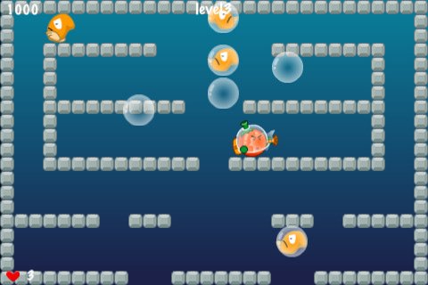 Скриншот из игры Orange Boy Bubble - 4