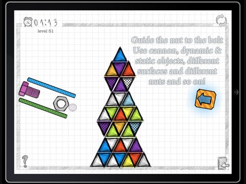 Скриншот из игры Screw the Nut Physics Puzzler - 2
