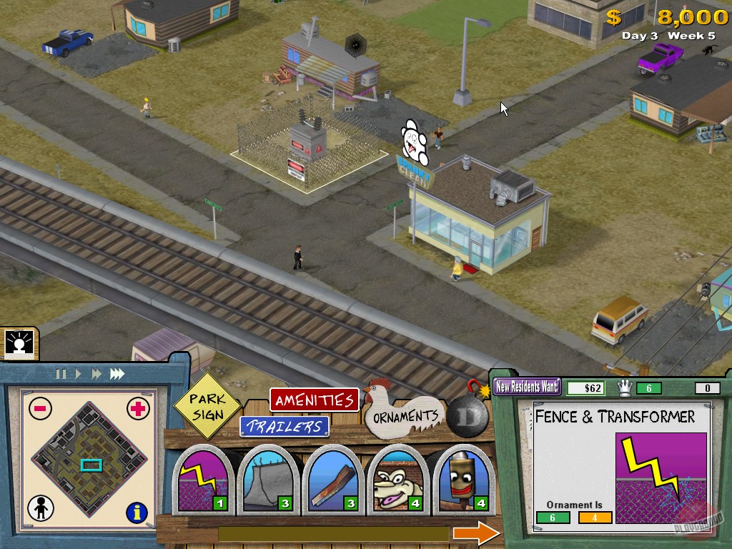 Скриншот из игры Trailer Park Tycoon - 13