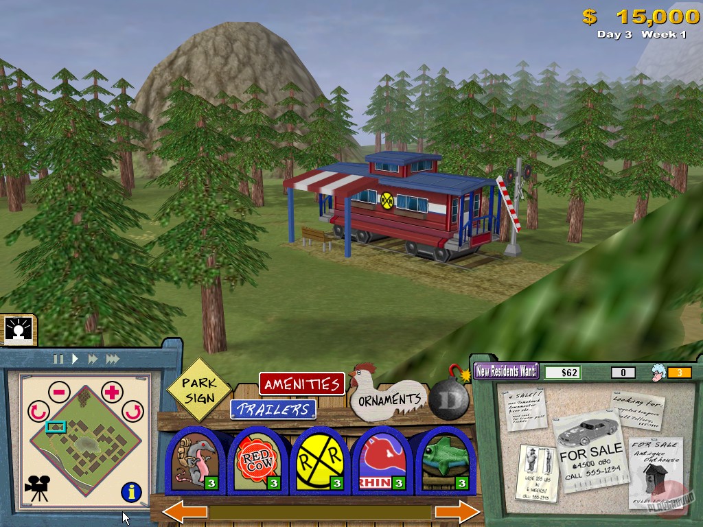 Скриншот из игры Trailer Park Tycoon - 14