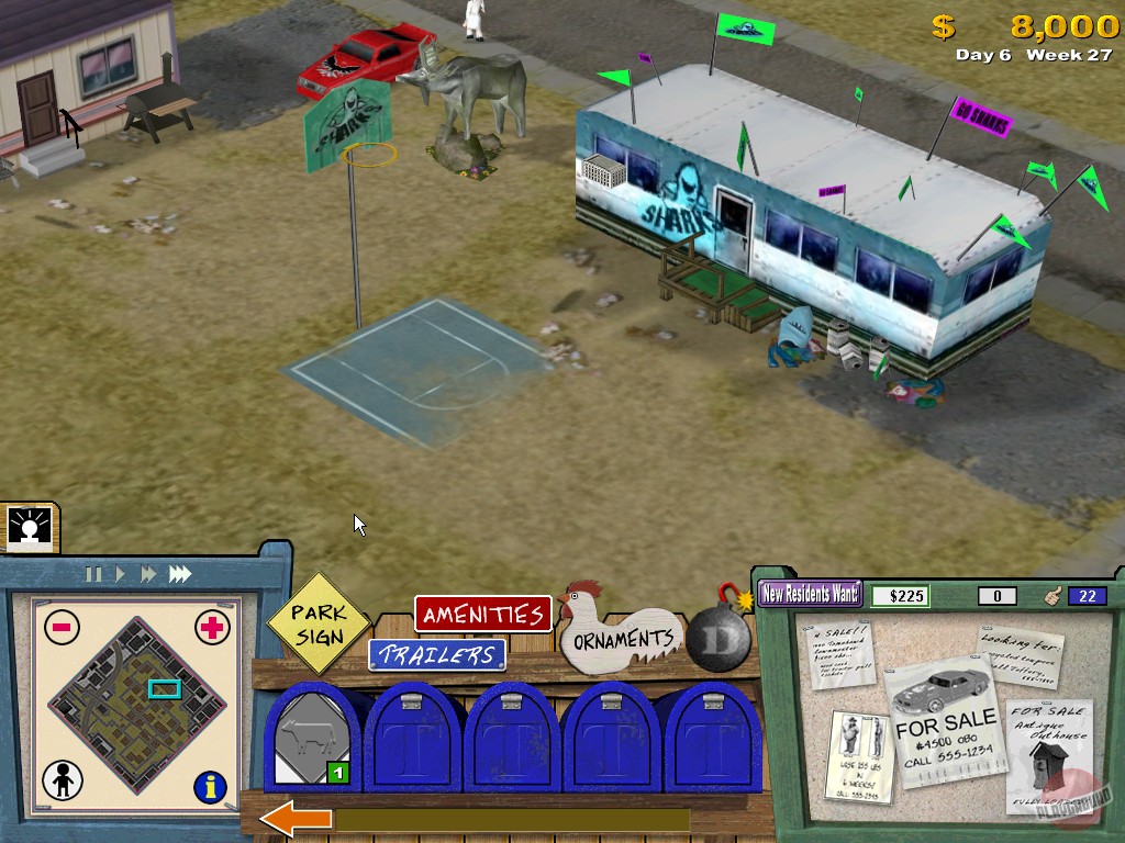Скриншот из игры Trailer Park Tycoon - 4