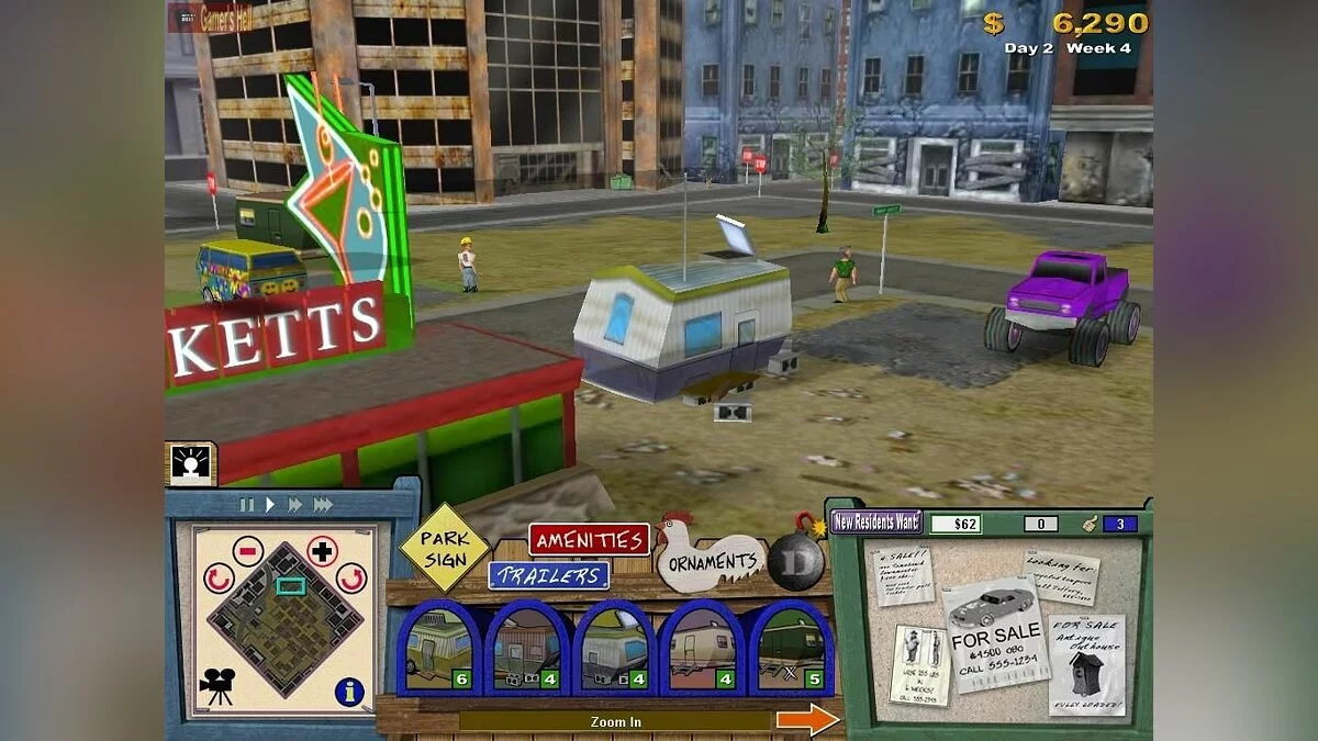 Скриншот из игры Trailer Park Tycoon - 3