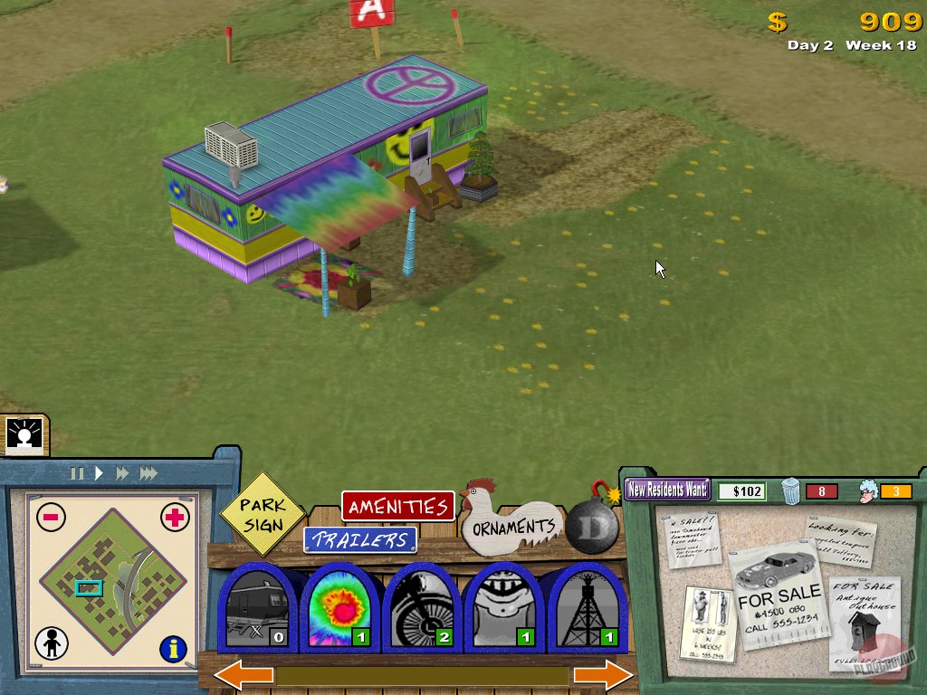 Скриншот из игры Trailer Park Tycoon - 12