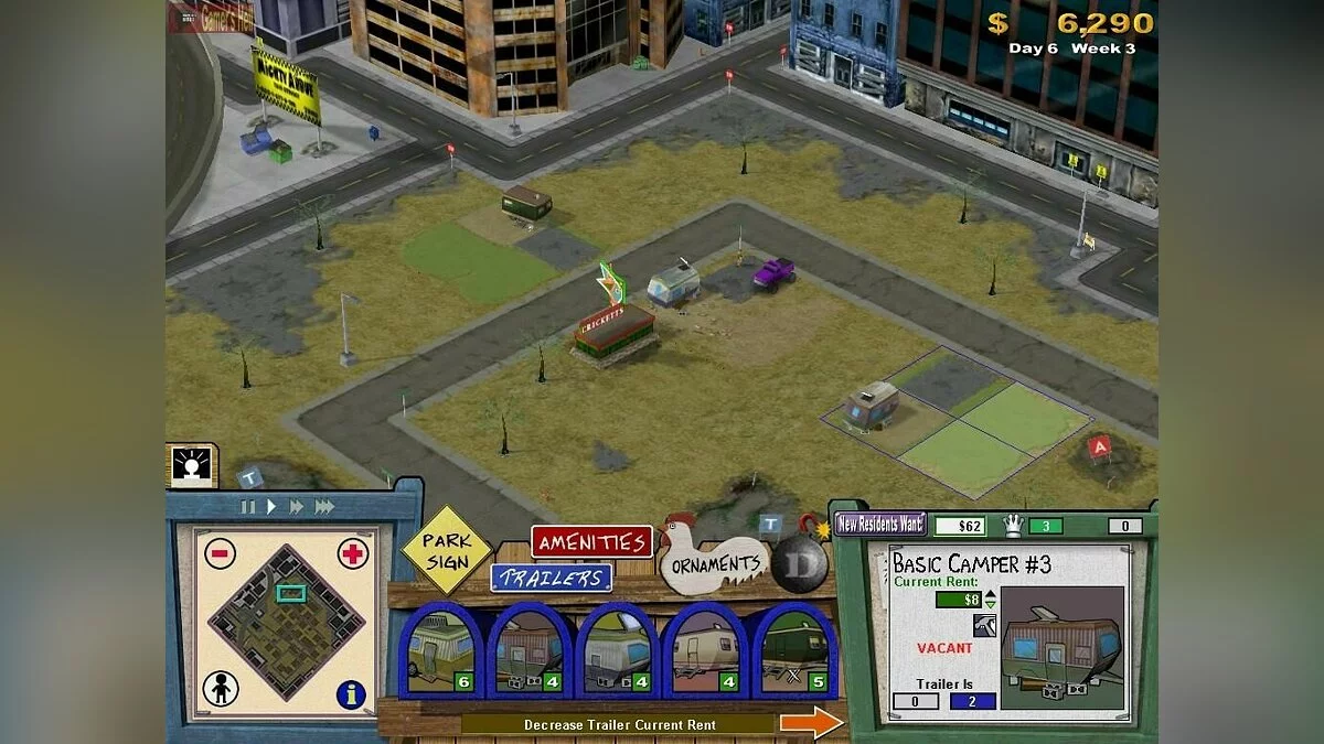 Скриншот из игры Trailer Park Tycoon - 6