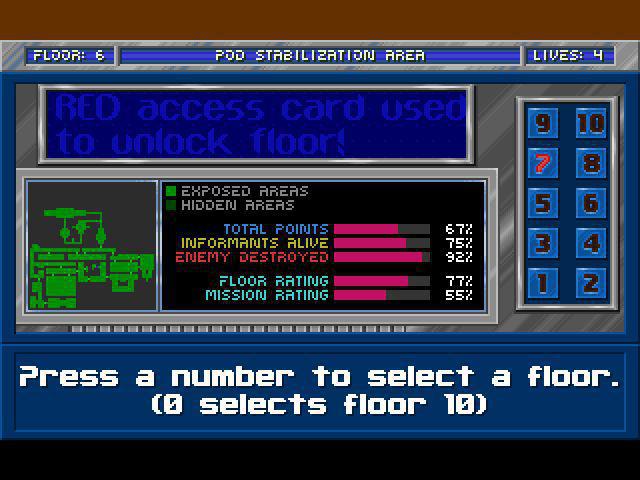 Скриншот из игры Blake Stone: Aliens of Gold - 19