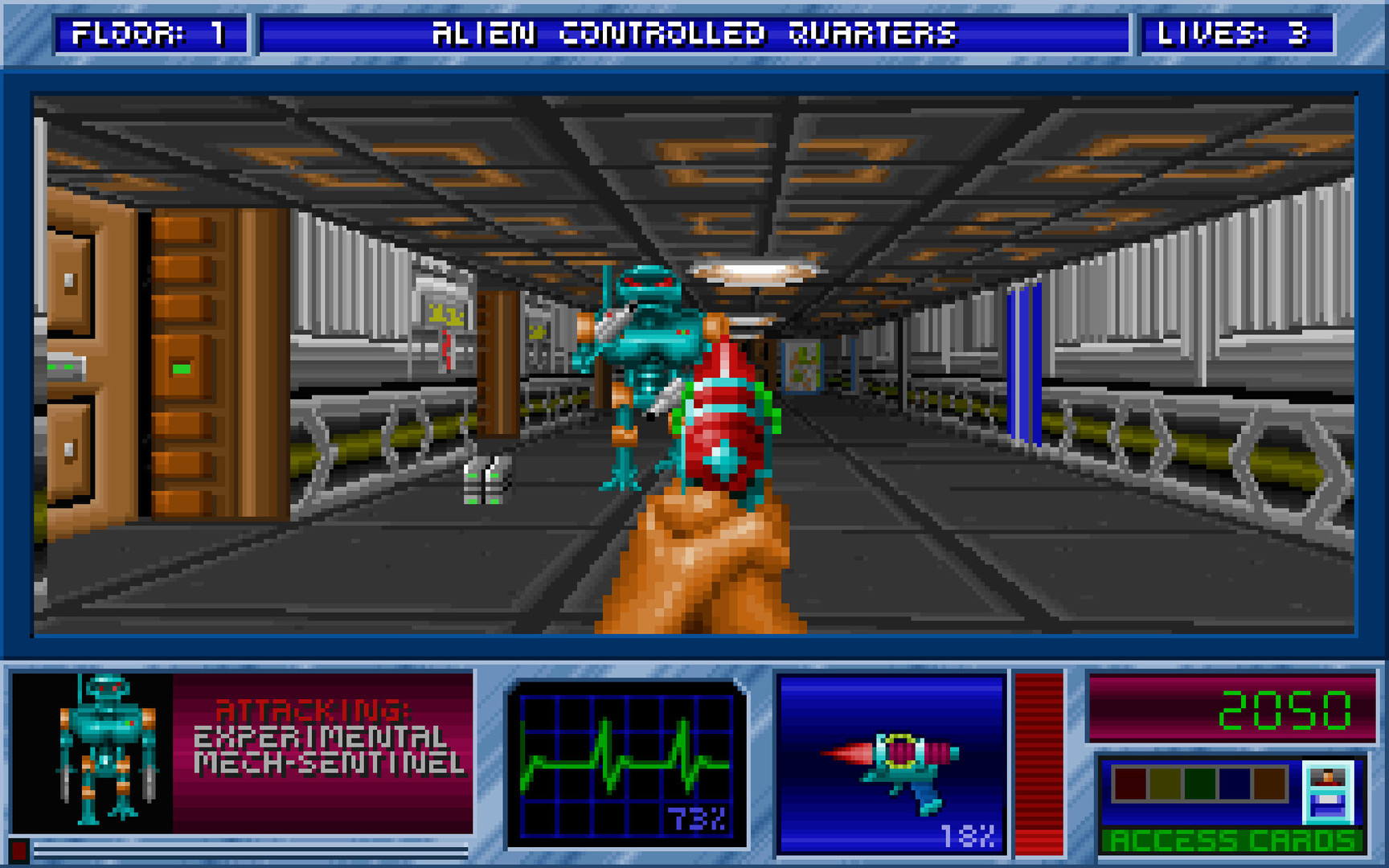 Скриншот из игры Blake Stone: Aliens of Gold - 16