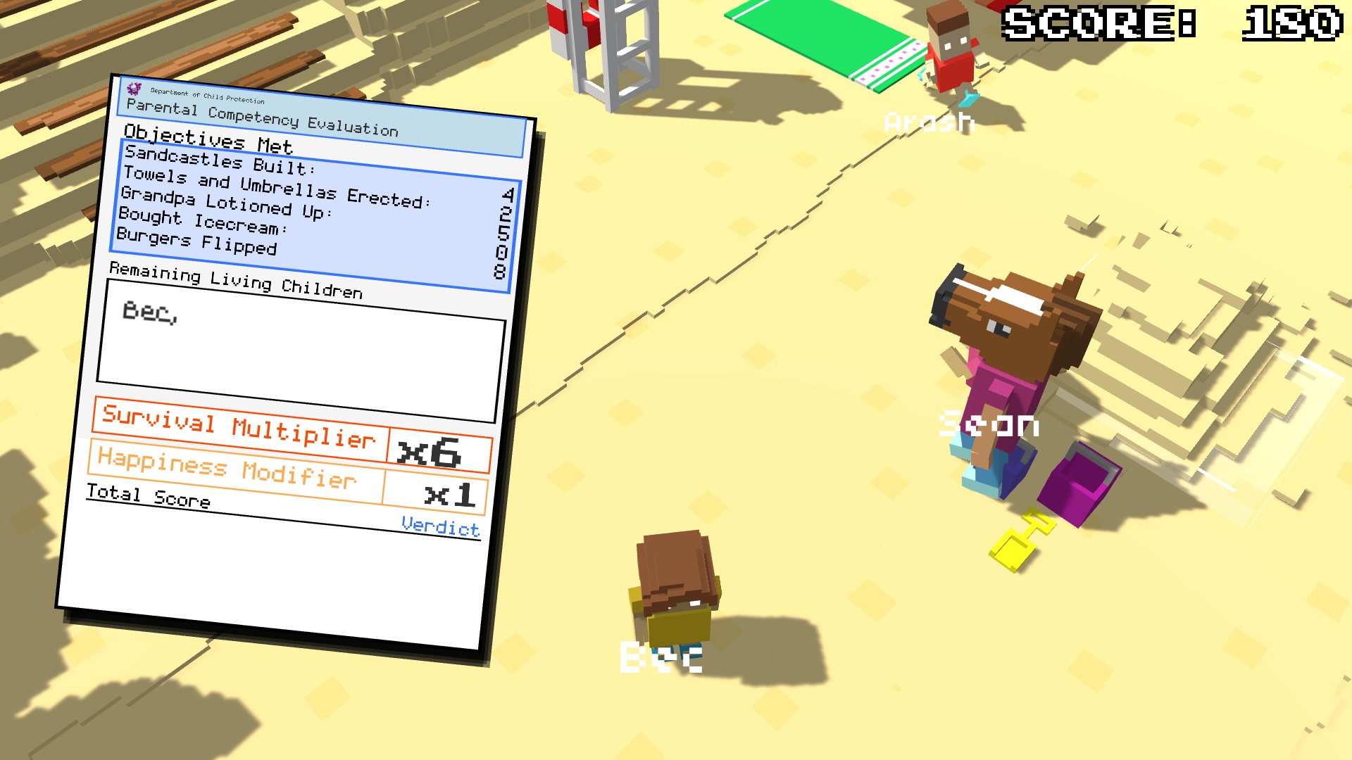 Скриншот из игры Think of the Children - 9