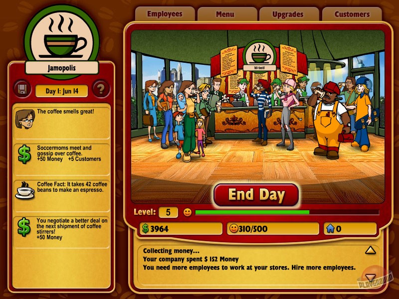 Скриншот из игры Coffee Tycoon - 2