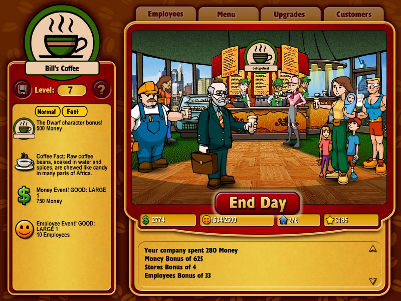 Скриншот из игры Coffee Tycoon - 11