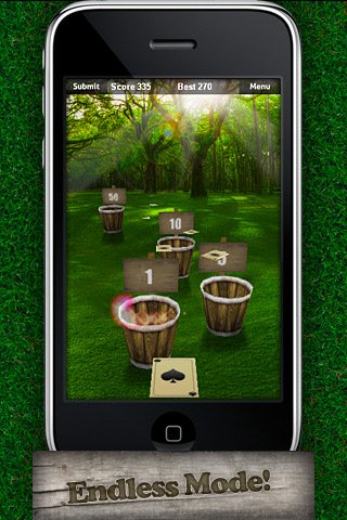 Скриншот из игры Backyard Card Toss - 2