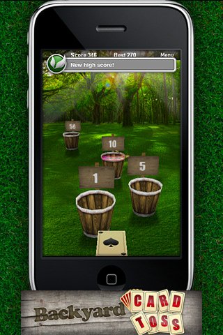 Скриншот из игры Backyard Card Toss - 5