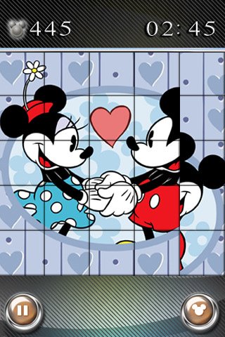 Скриншот из игры Disney Puzzle Slider - 1