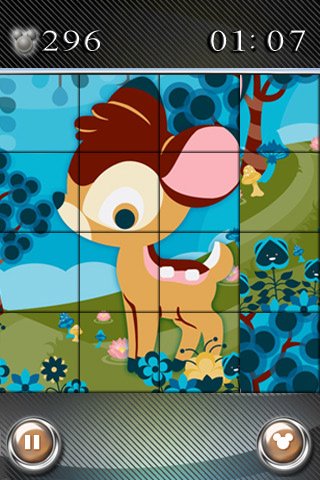 Скриншот из игры Disney Puzzle Slider - 2