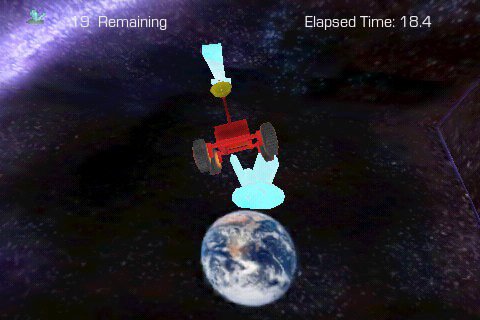 Скриншот из игры SpaceRace - 2