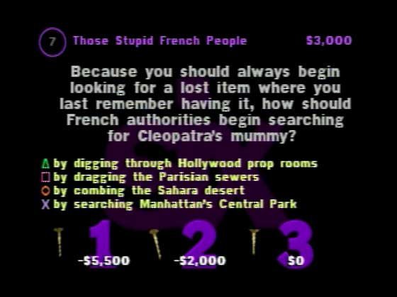 Скриншот из игры YOU DON'T KNOW JACK - 4