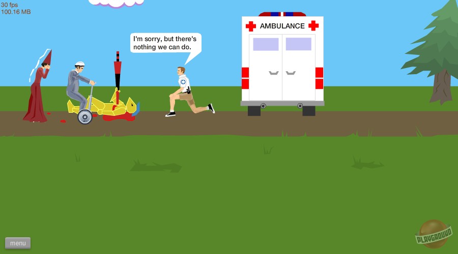 Скриншот из игры Happy Wheels - 10