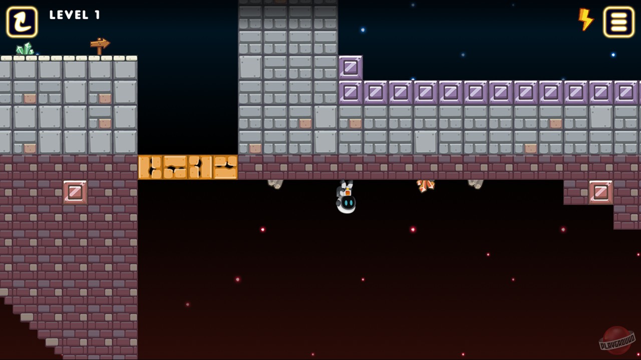 Скриншот из игры Crazy Gravity - 2