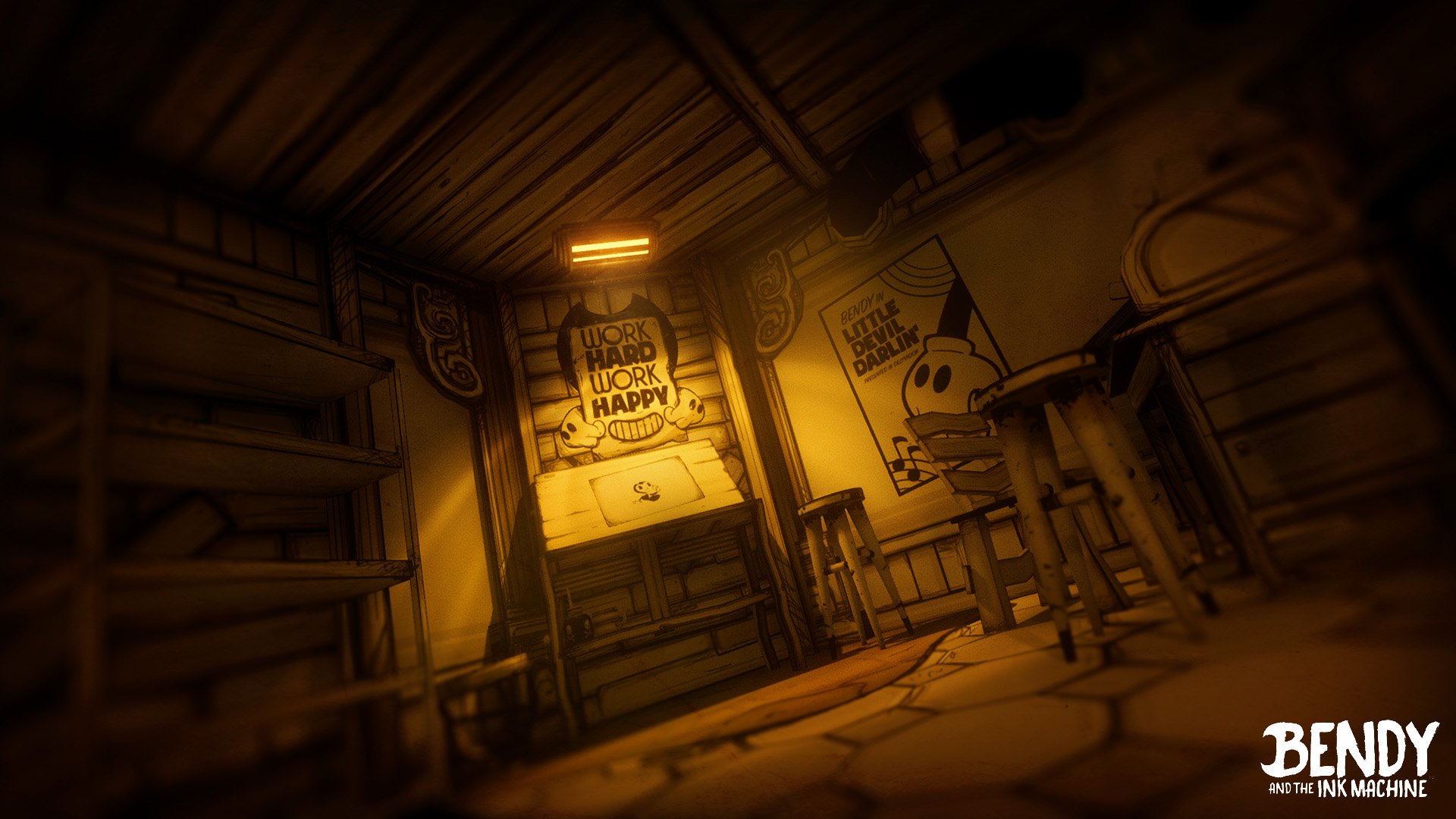 Скриншот из игры Bendy and the Ink Machine - 2