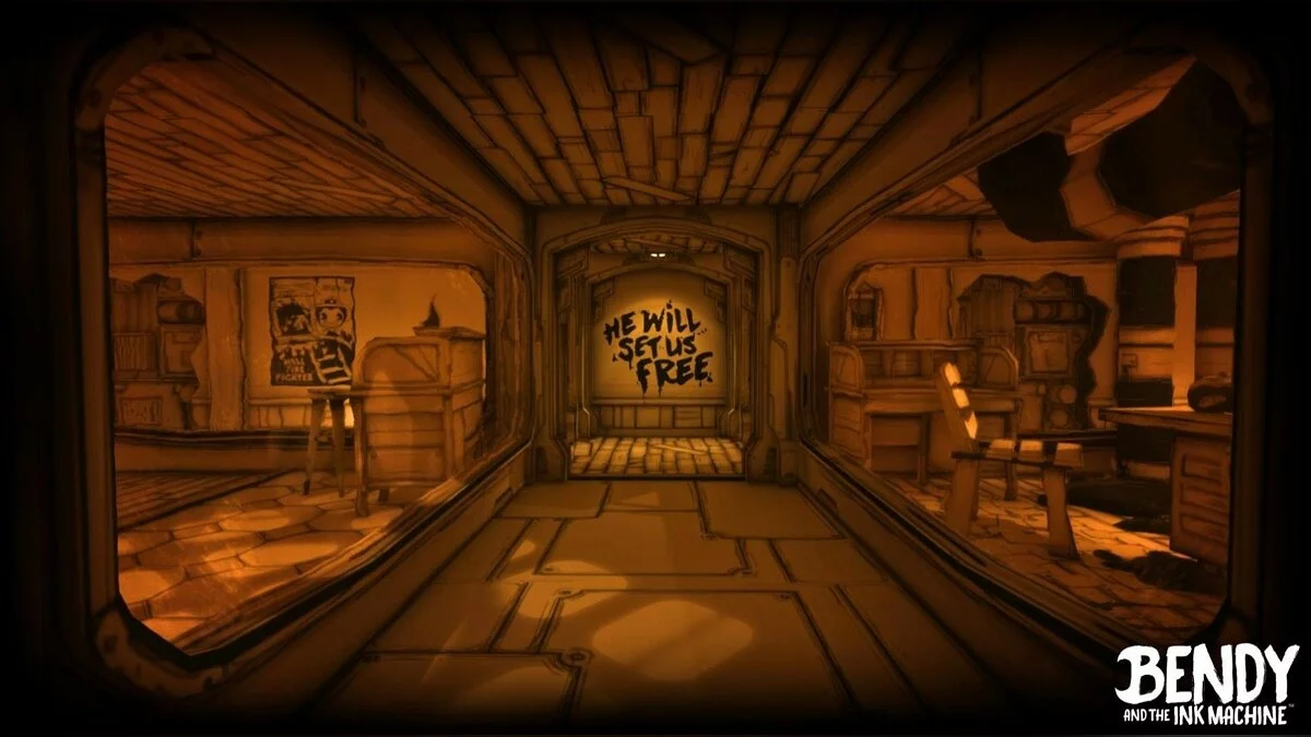 Скриншот из игры Bendy and the Ink Machine - 32