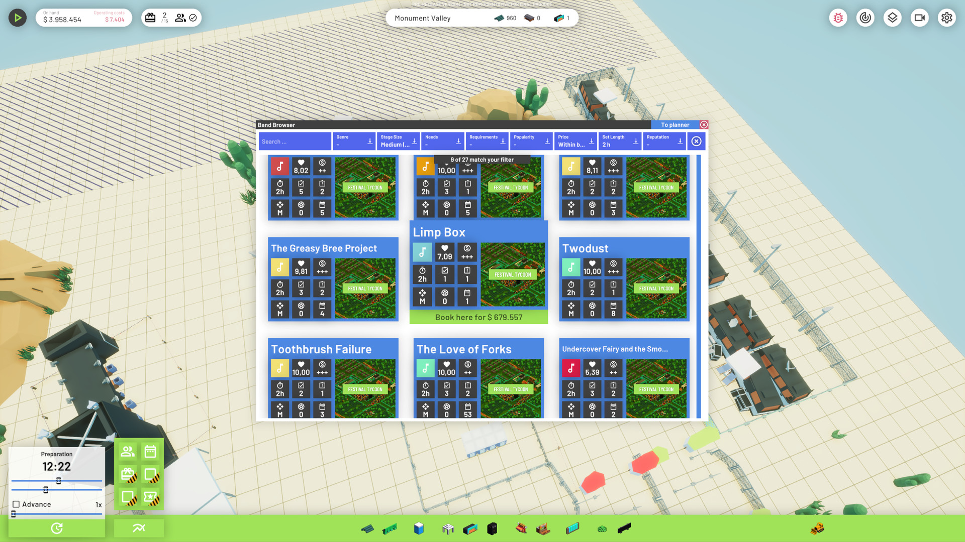 Скриншот из игры Festival Tycoon - 10