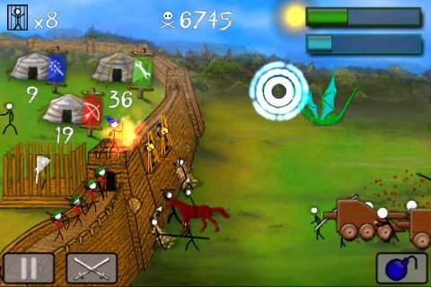 Скриншот из игры StickWars - 1