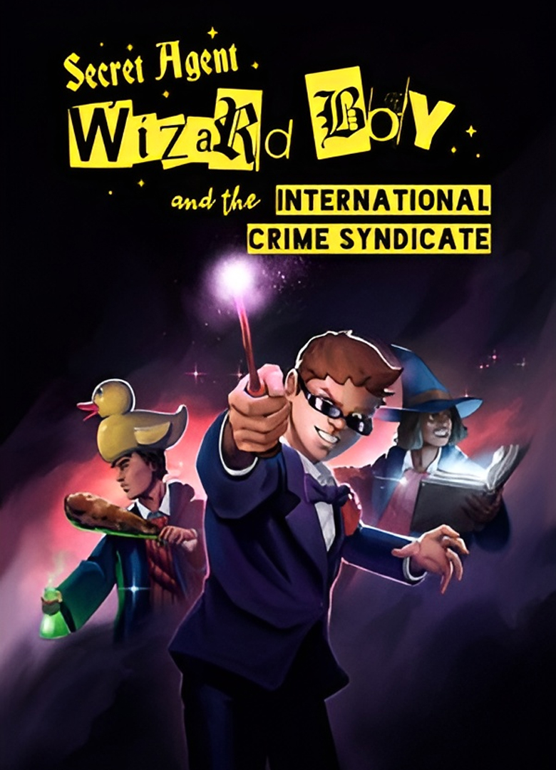 Обложка игры Secret Agent Wizard Boy and the International Crime Syndicate