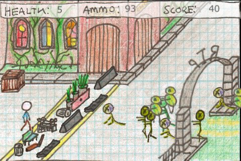 Скриншот из игры Z is for Zombie - 1