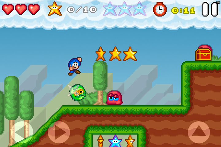 Скриншот из игры Bloo Kid 2 - 3