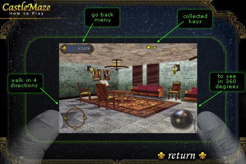 Скриншот из игры CastleMaze - 1