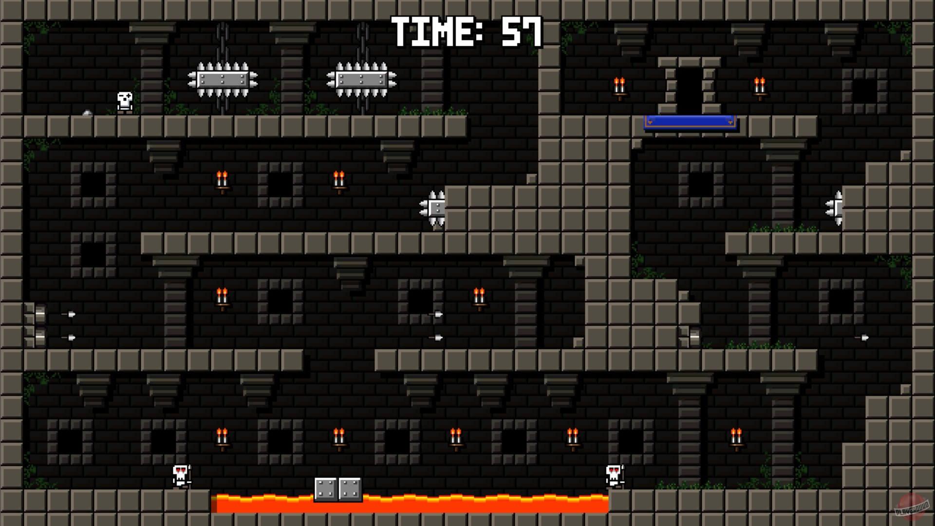 Скриншот из игры Castle Of Pixel Skulls - 1